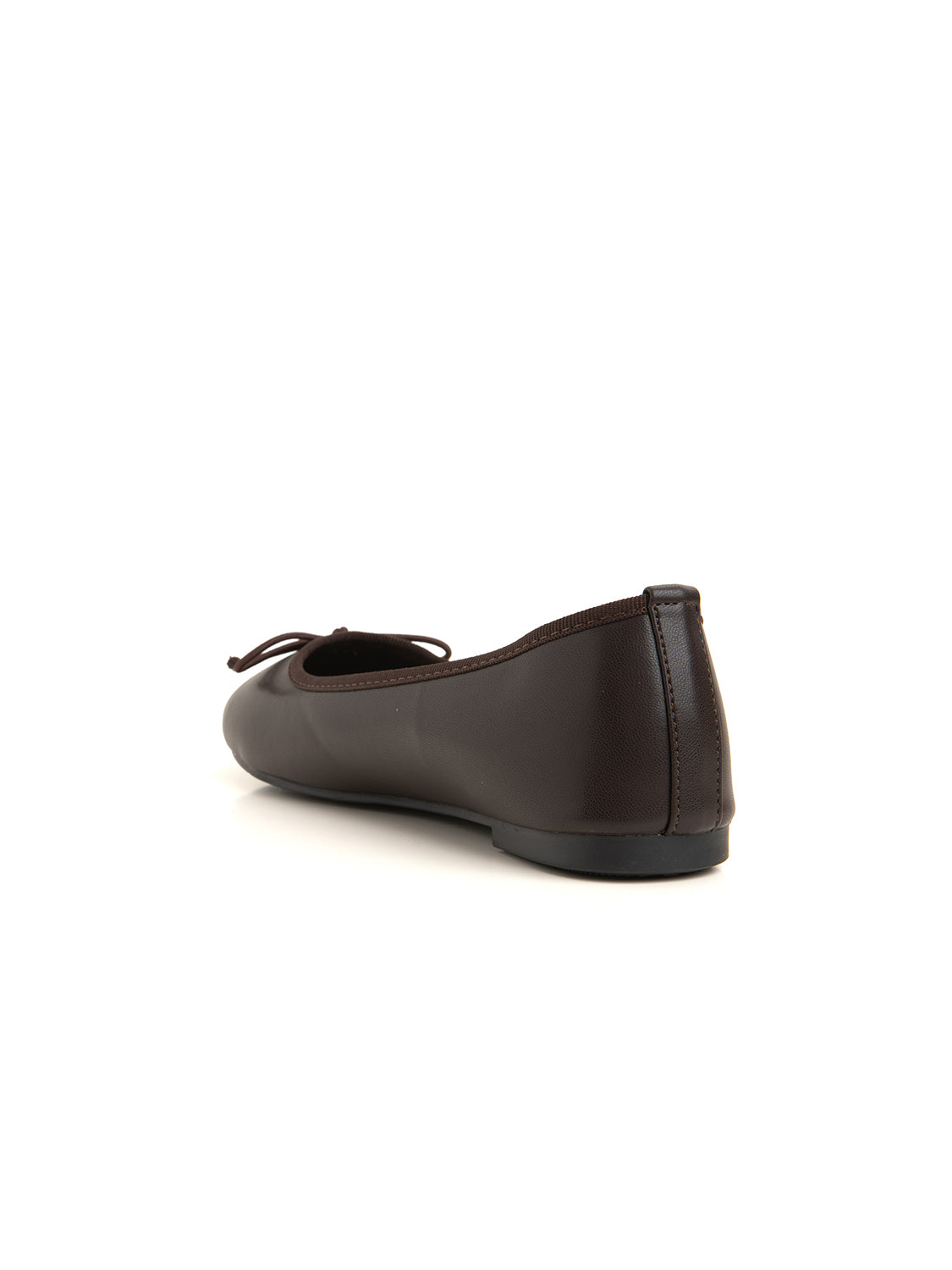 Ballerina classica con fiocco - MARRONE