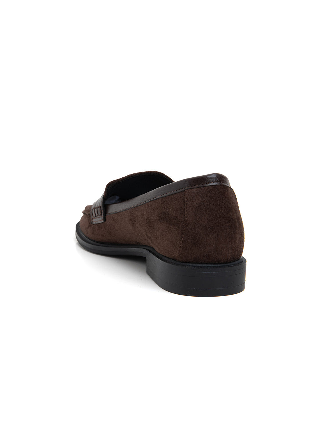 Mocassino in simil camoscio - MARRONE