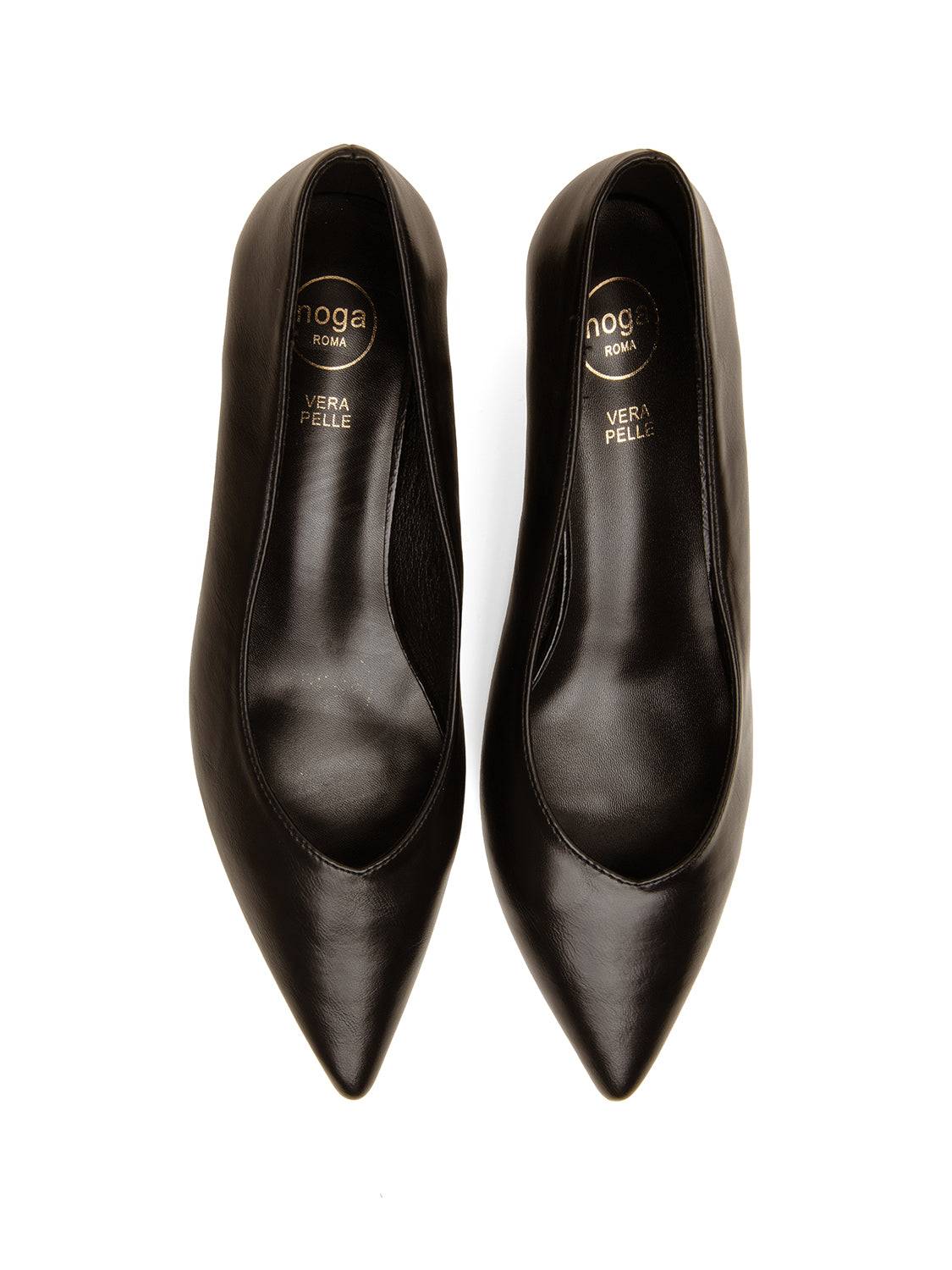 Decolleté tacco kitten classico - MARRONE