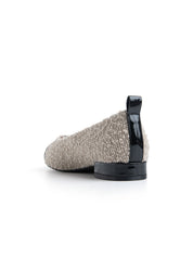 Ballerina a punta in lana - KHAKI