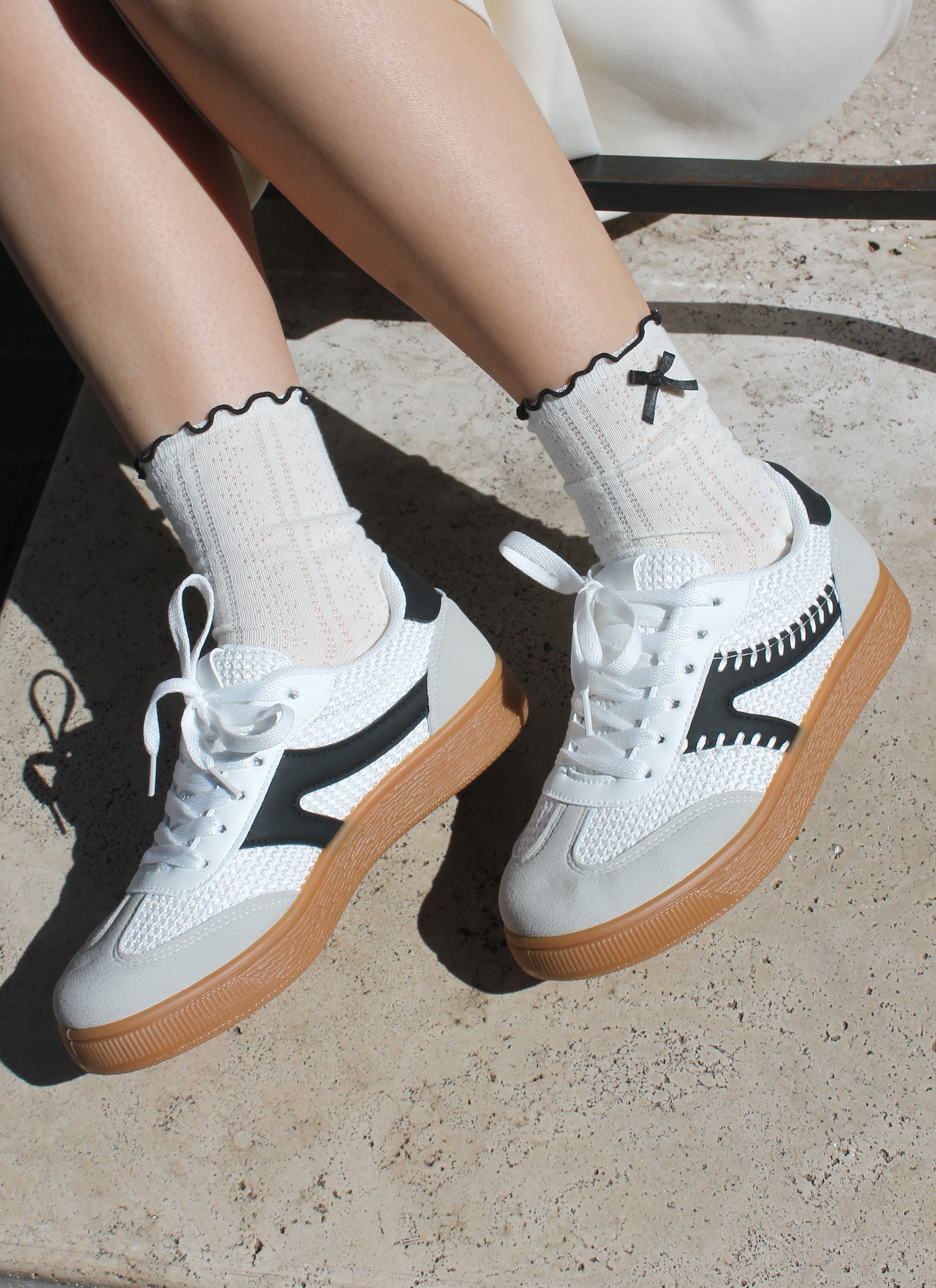 Sneaker texture mix - GRIGIO