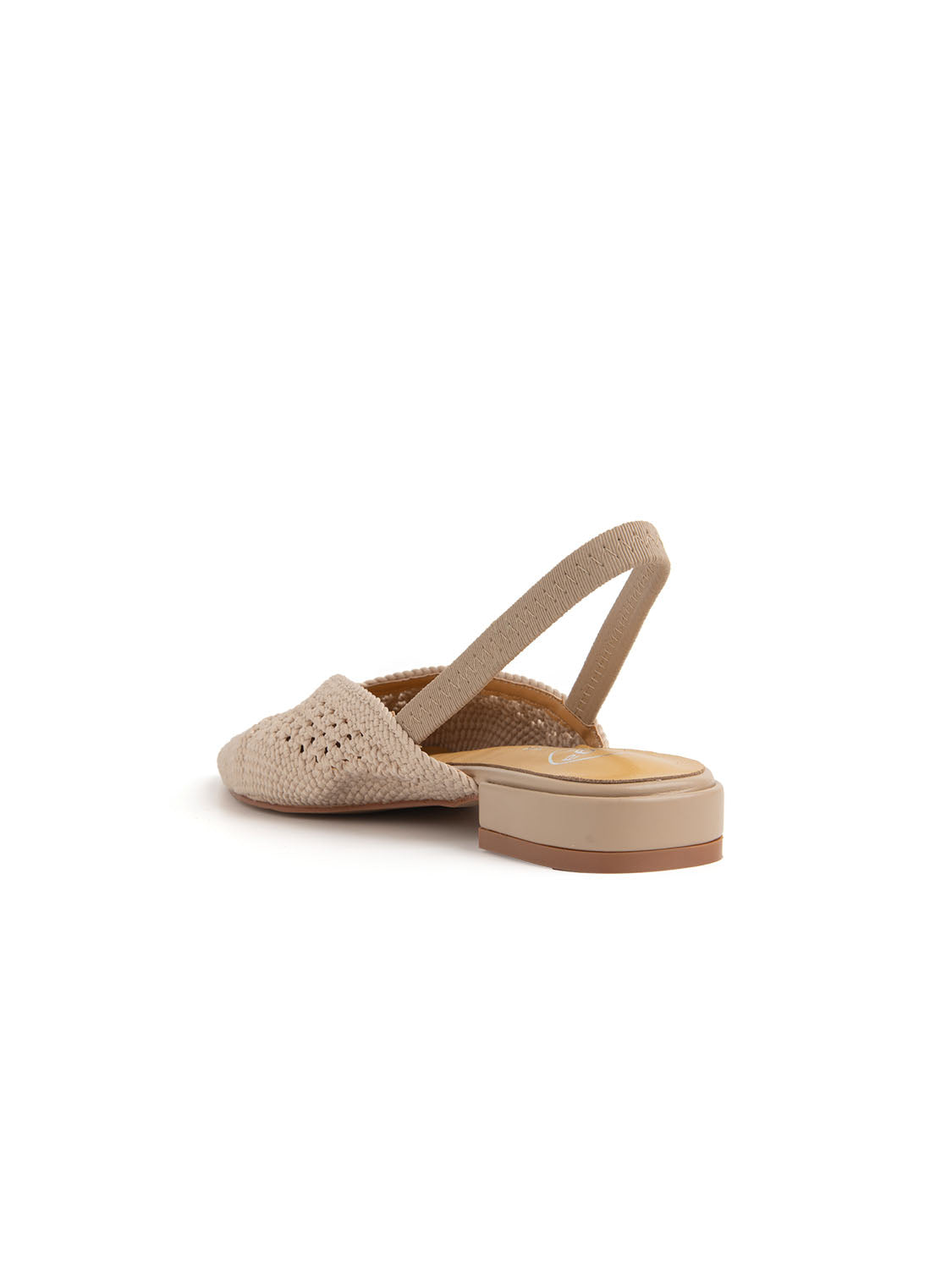 Slingback in rete - KHAKI