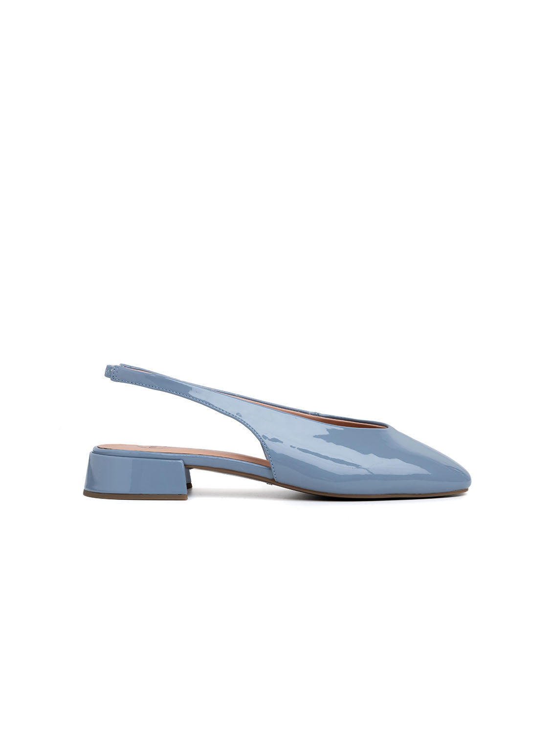 Classic Patent Slingback - DUSTY BLUE