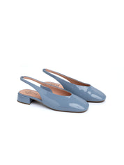 Classic Patent Slingback - DUSTY BLUE