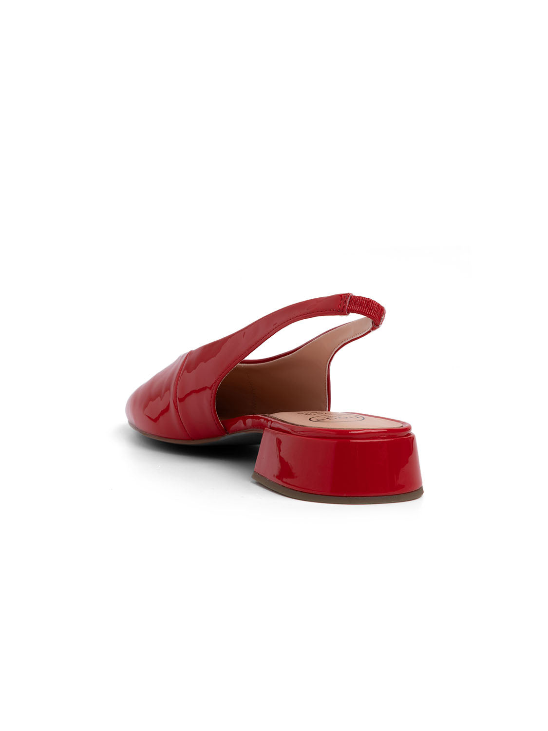 Classic Patent Slingback - RED