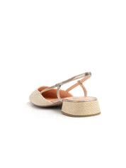 3cm Heel Sabot - BEIGE