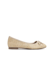 Ballerina with bow - BEIGE