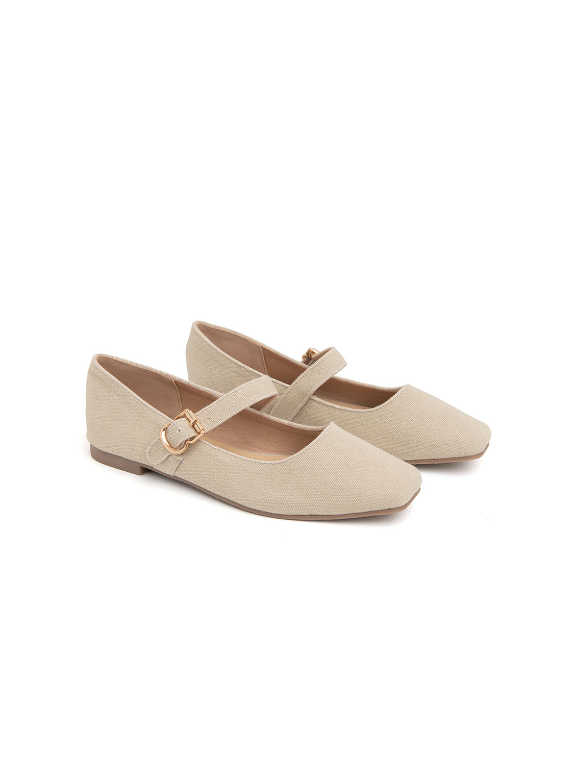 Canvas Ballerina - BEIGE