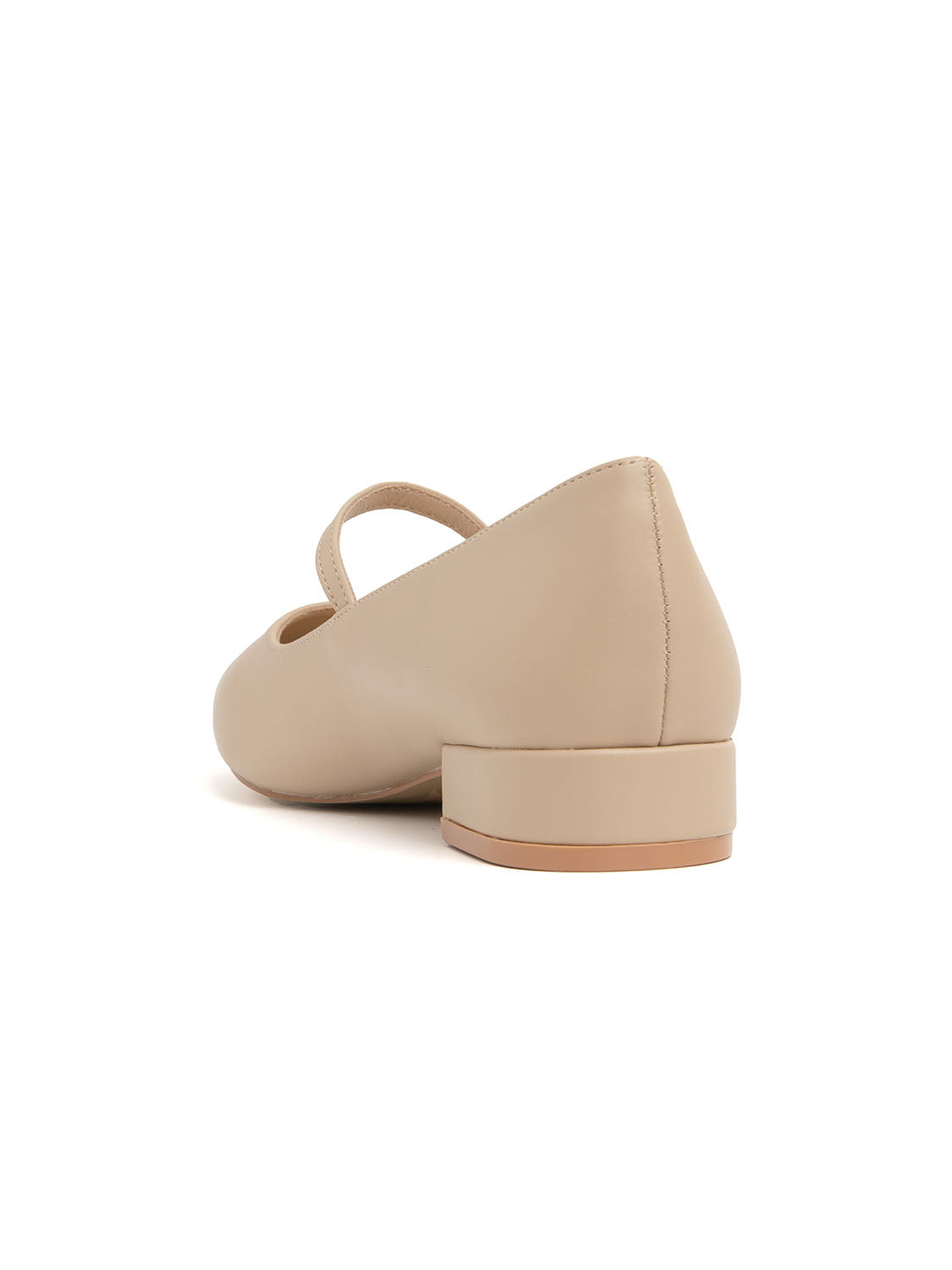 Ballerina with 3 cm heel - BEIGE
