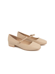 Ballerina with 3 cm heel - BEIGE