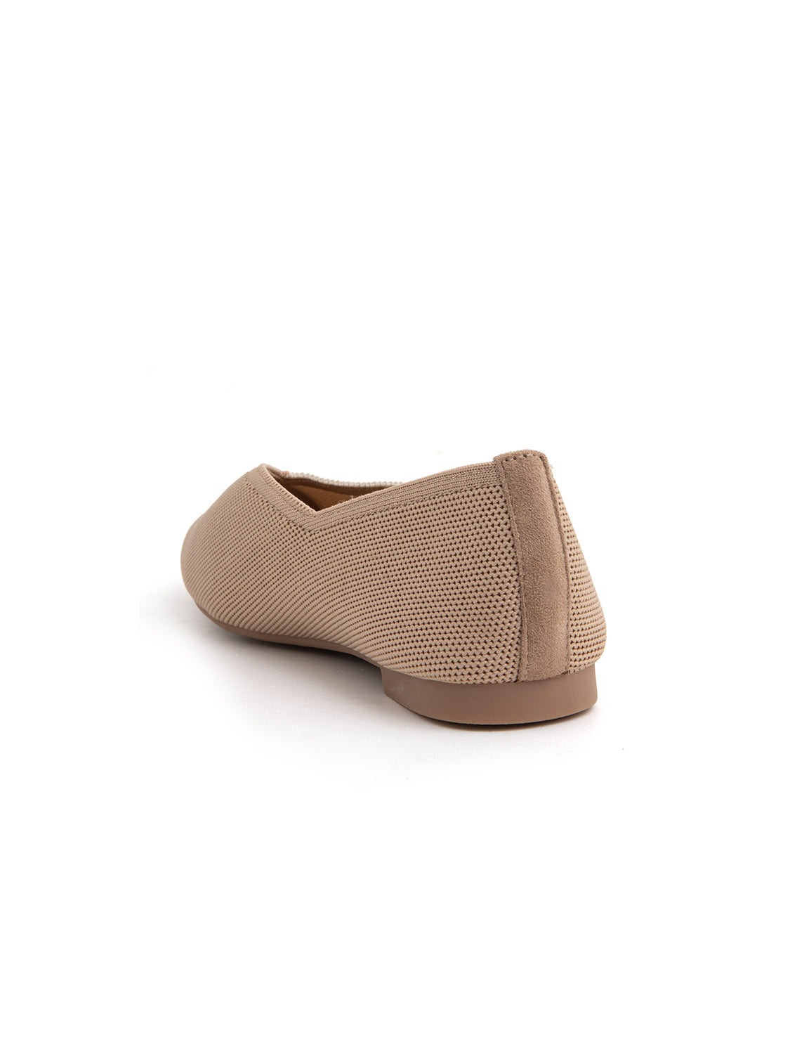 Ballerina micro-intrecciata bicolore - KHAKI