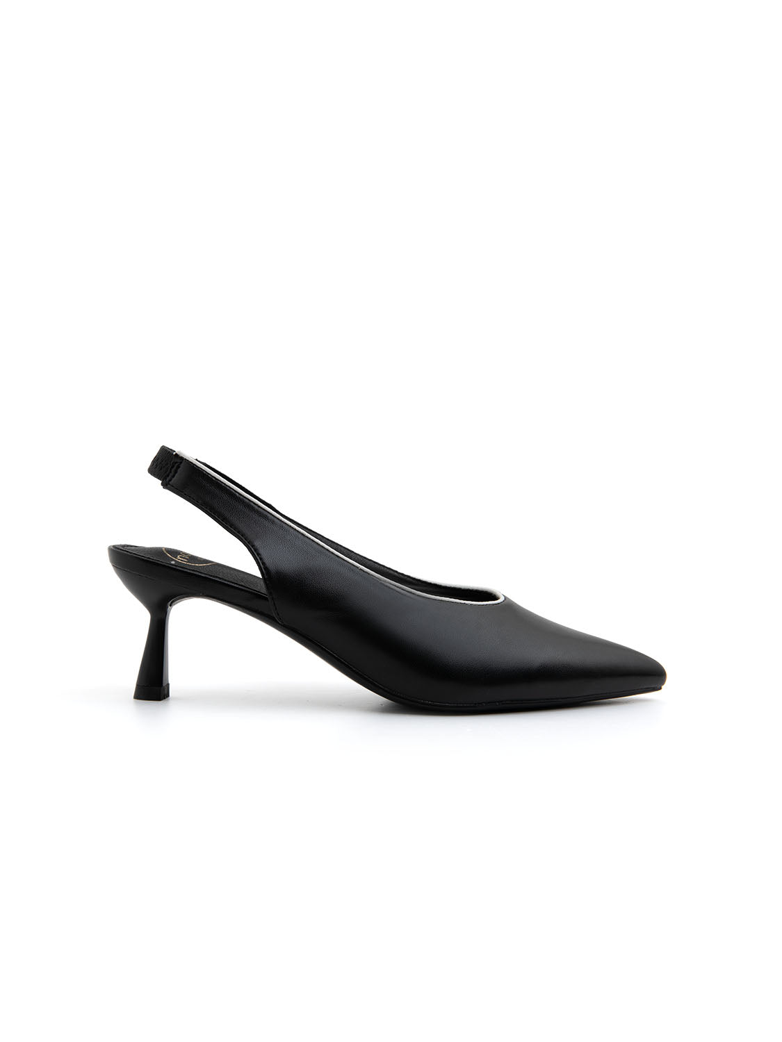 Slingback outline chic - NERO