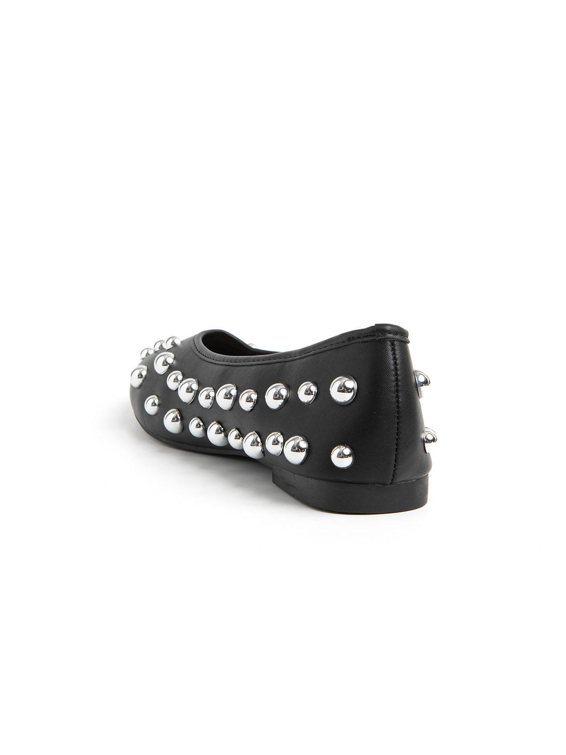 Ballerina con applicazioni silver - NERO