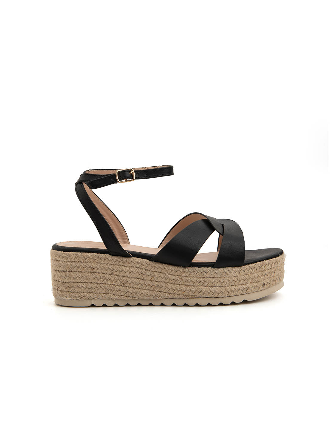 Sandalo urban platform - NERO