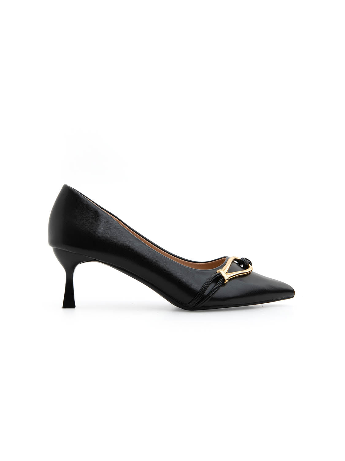 Decolleté golden touch - NERO