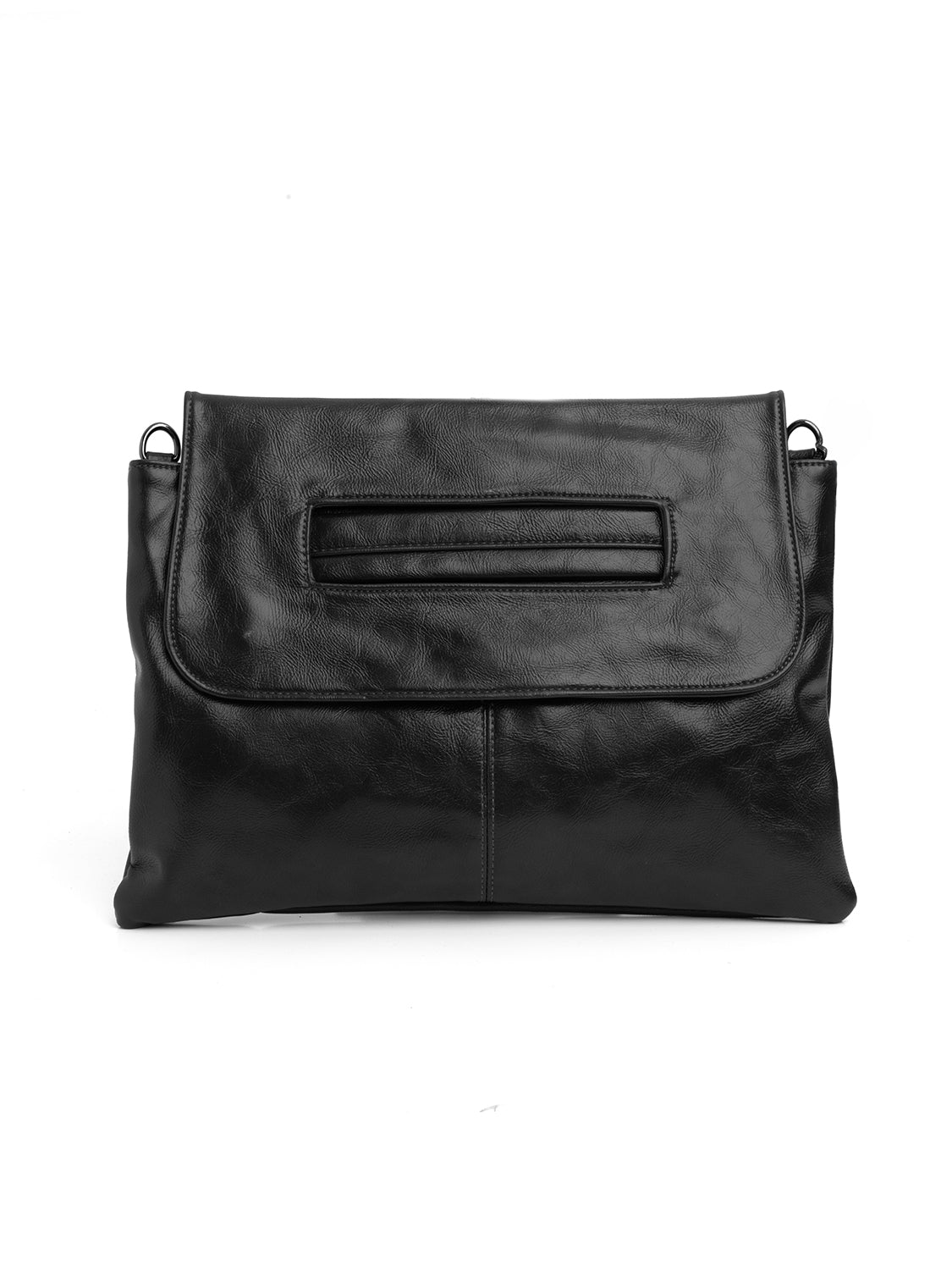 Borsa maxi clutch multi-way - NERO