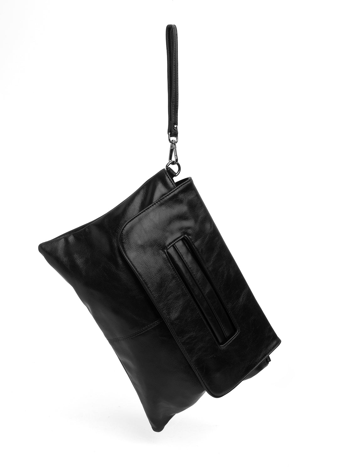 Borsa maxi clutch multi-way - NERO