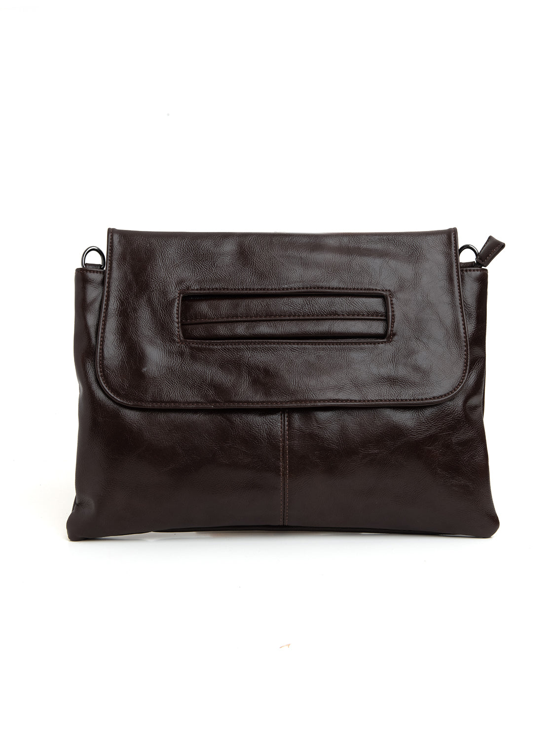 Borsa maxi clutch multi-way - CAFFÈ