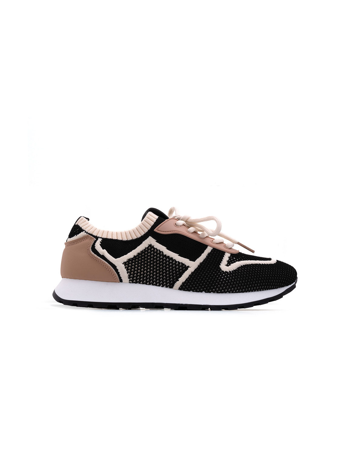 Sneaker soft-step in tela - NERO