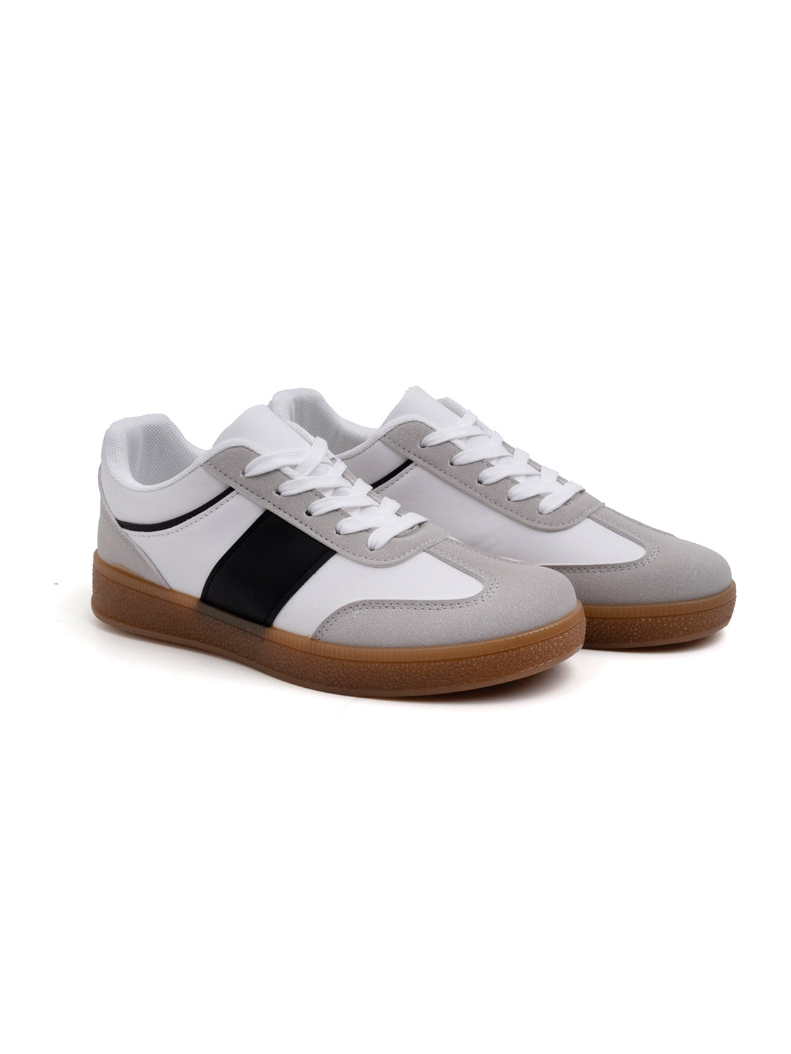 Sneaker slim color block - BIANCO
