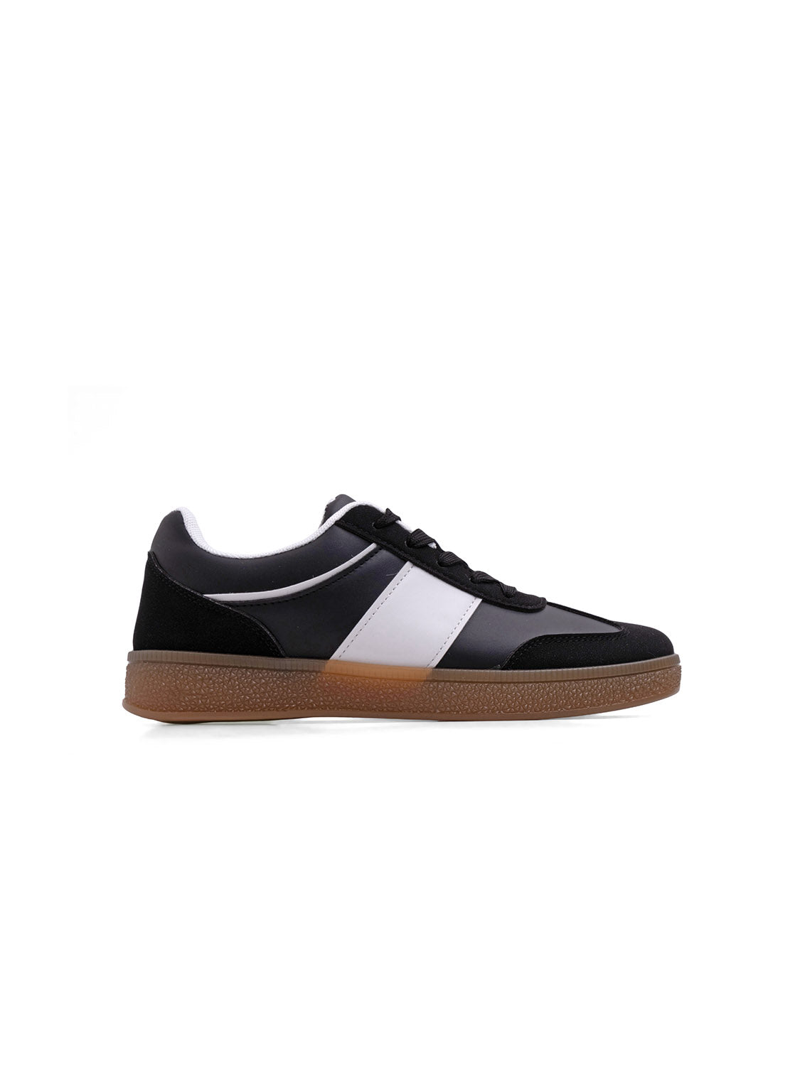 Sneaker slim color block - NERO