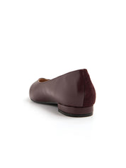 Ballerina a punta bicolore - BORDEAUX