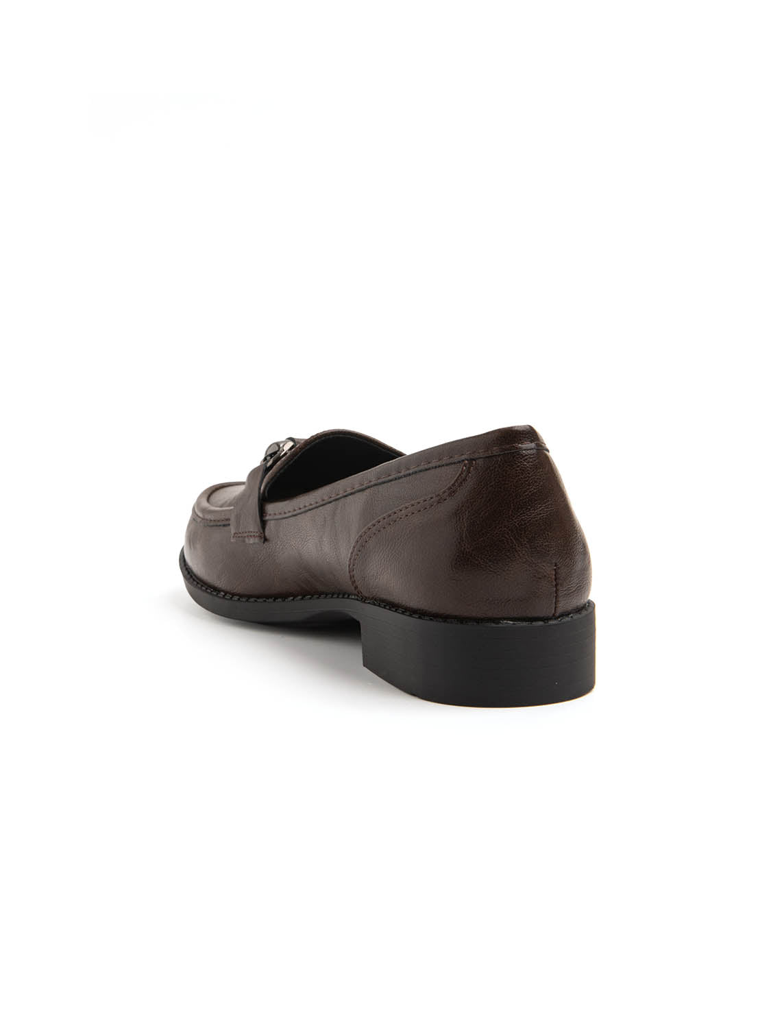 Mocassino slim-line con morsetto - MARRONE