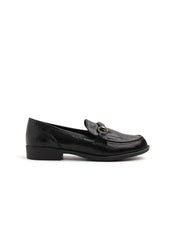 Mocassino slim-line con morsetto - NERO