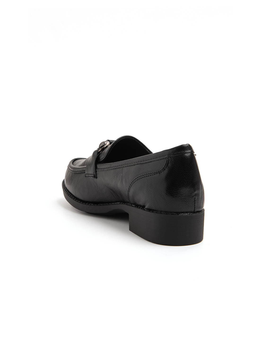 Mocassino slim-line con morsetto - NERO