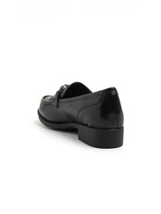 Mocassino slim-line con morsetto - NERO