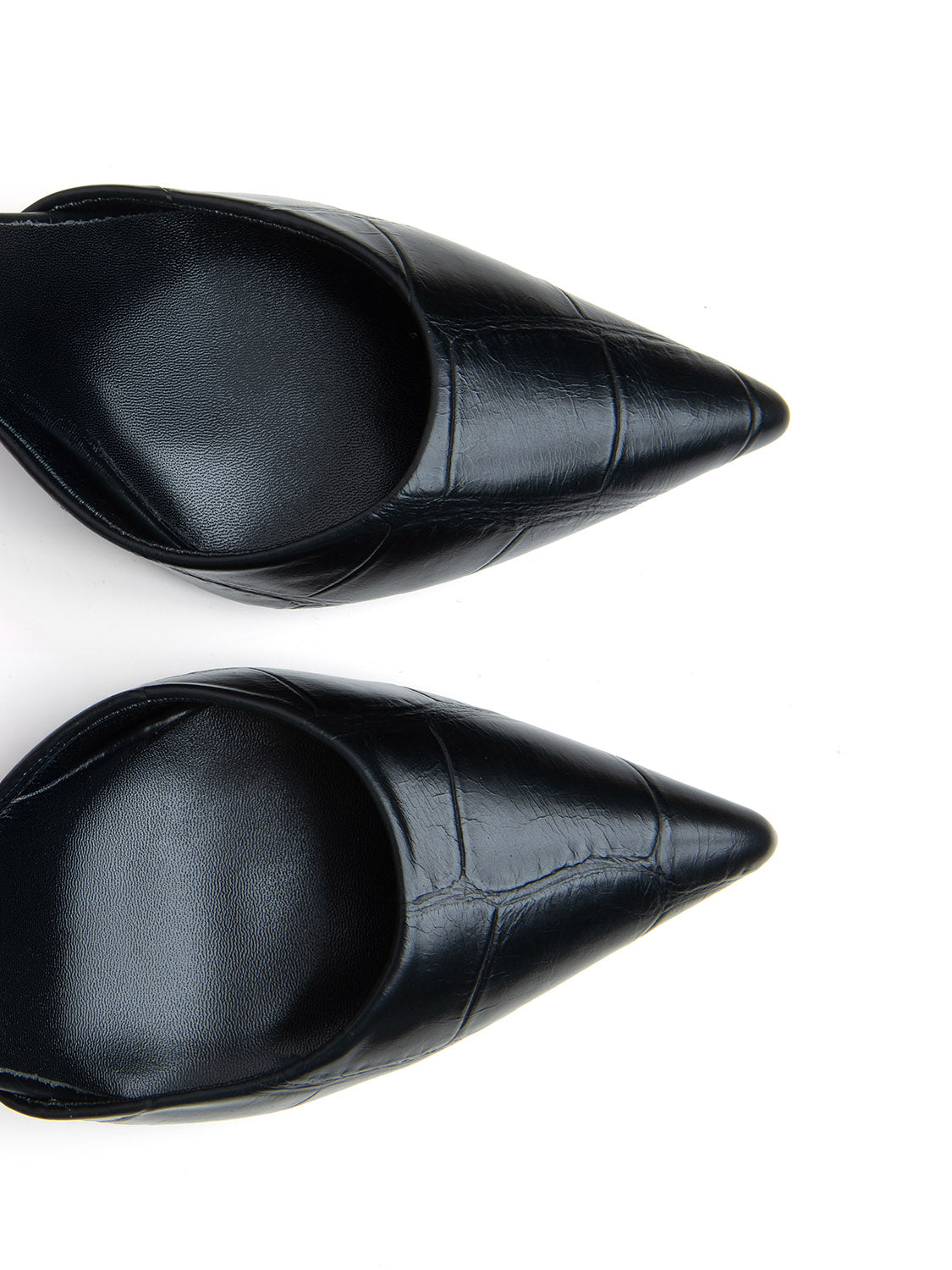 Decolleté cocco con cinturino - NERO