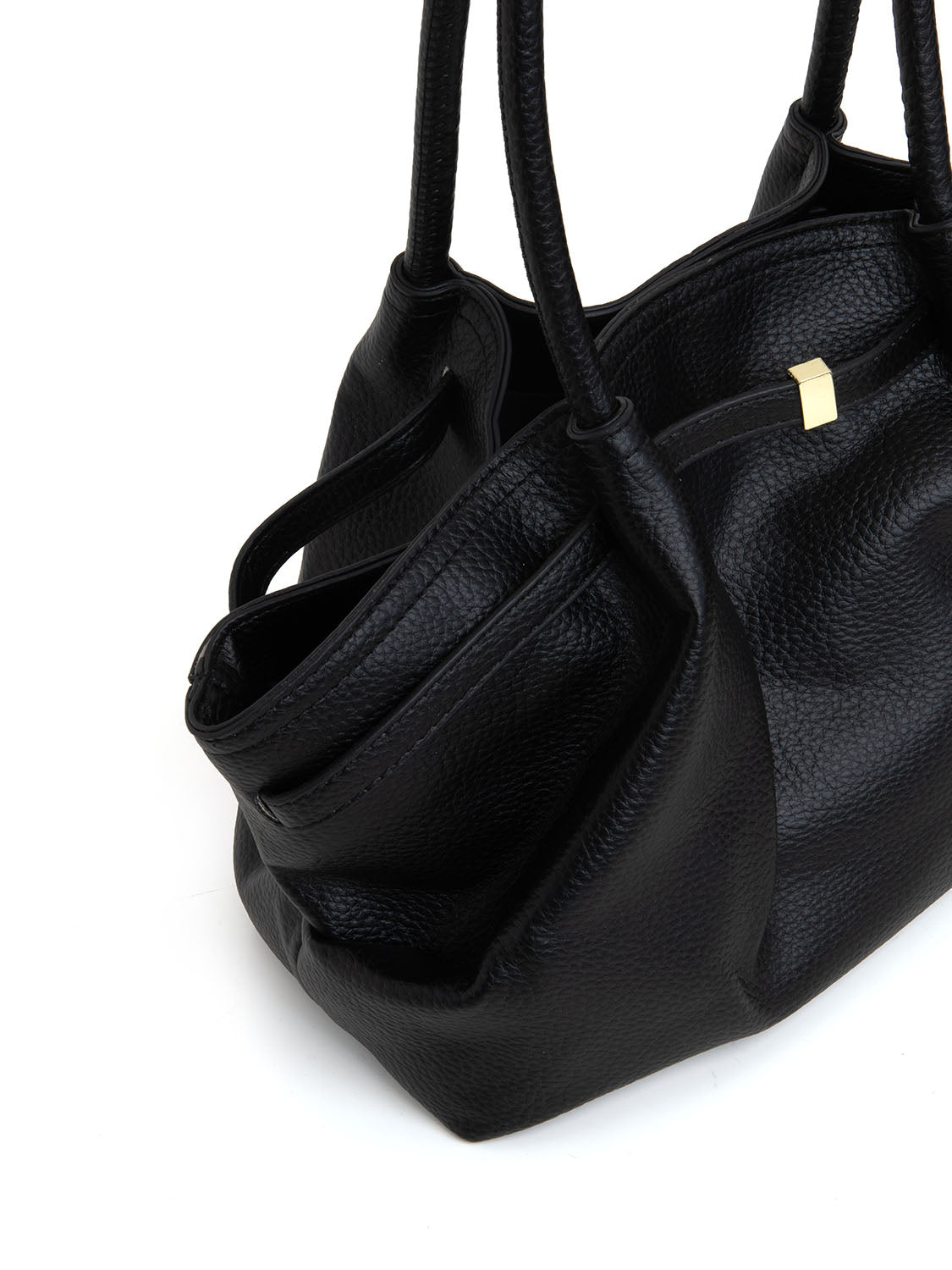 Borsa tote slouchy - NERO