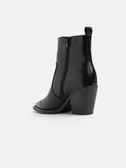 Camperos ankle boot with elastic ankle - BLACK