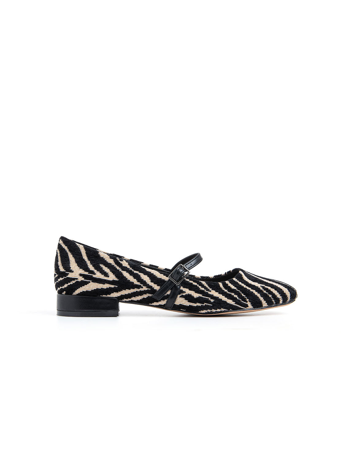 Ballerina zebrata con cinturino - ZEBRA
