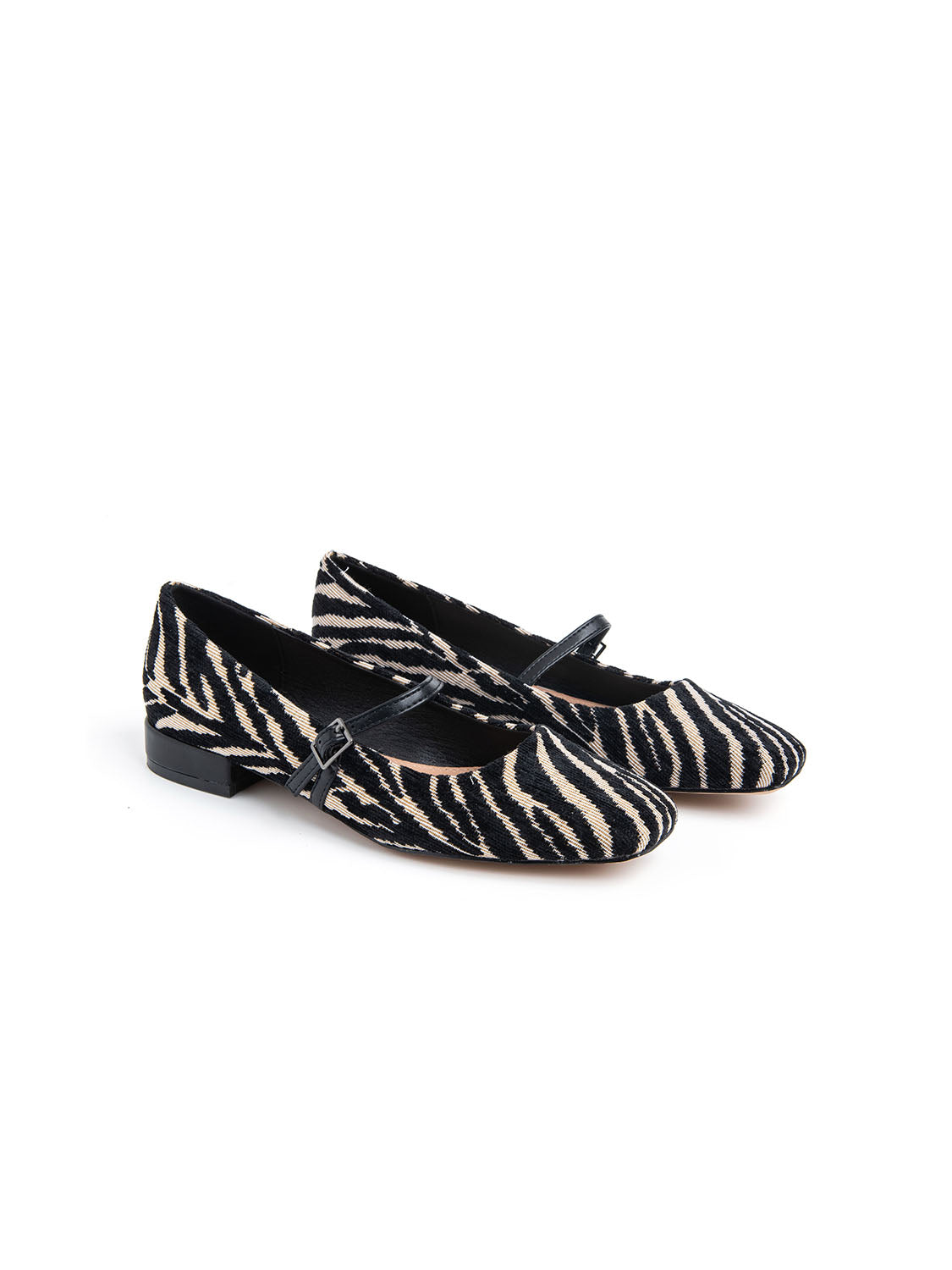 Ballerina zebrata con cinturino - ZEBRA