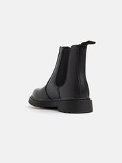 Chelsea boot with rubber sole - BLACK