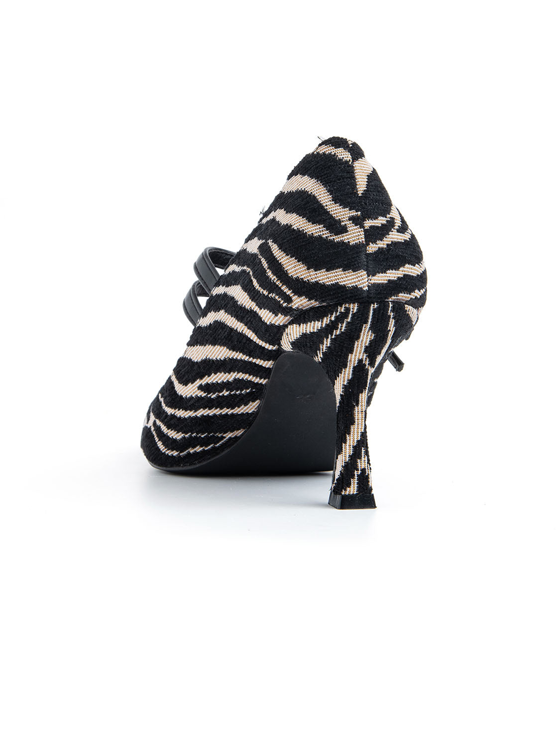 Decolleté zebrato con cinturini - ZEBRA