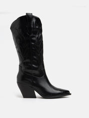 Camperos boot medium heel - BLACK