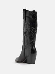 Camperos boot medium heel - BLACK