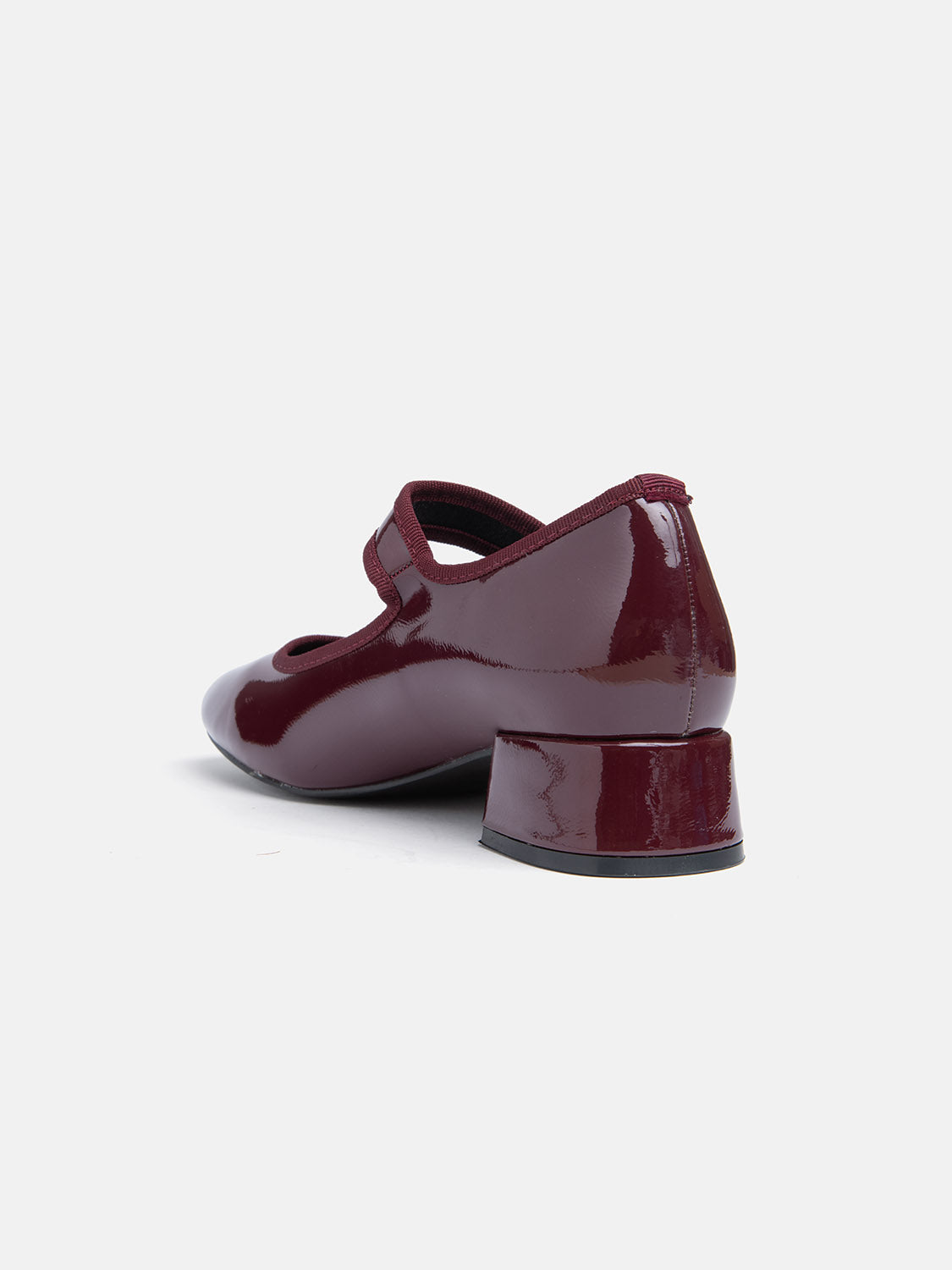 Mary Jane with 3 heel and strap - BORDEAUX