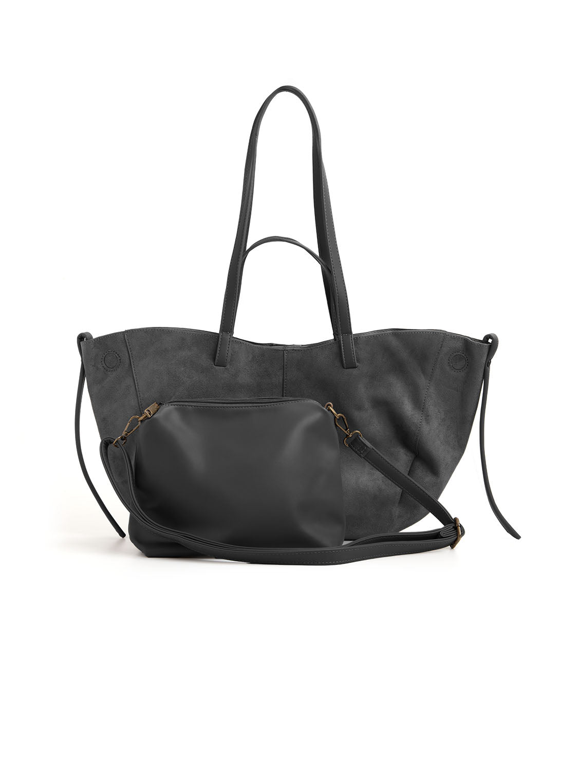 Maxi Shopping Bag 2-in-1 - NERO