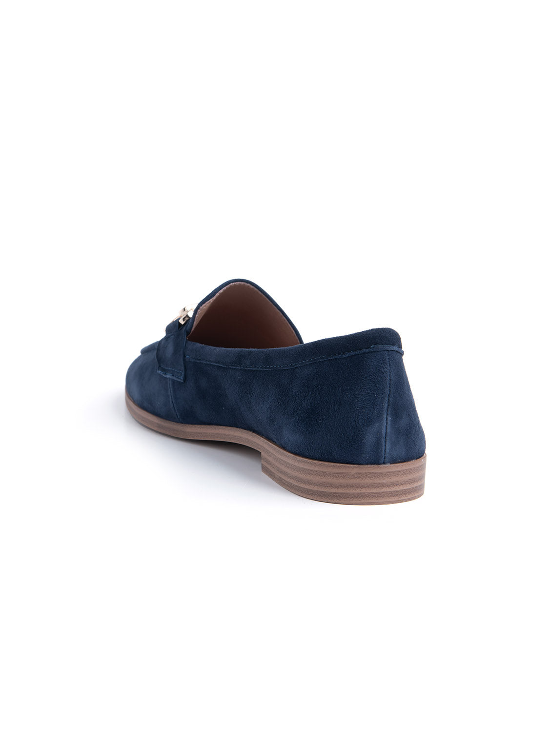 Mocassino con morsetto punta quadrata - BLU NAVY