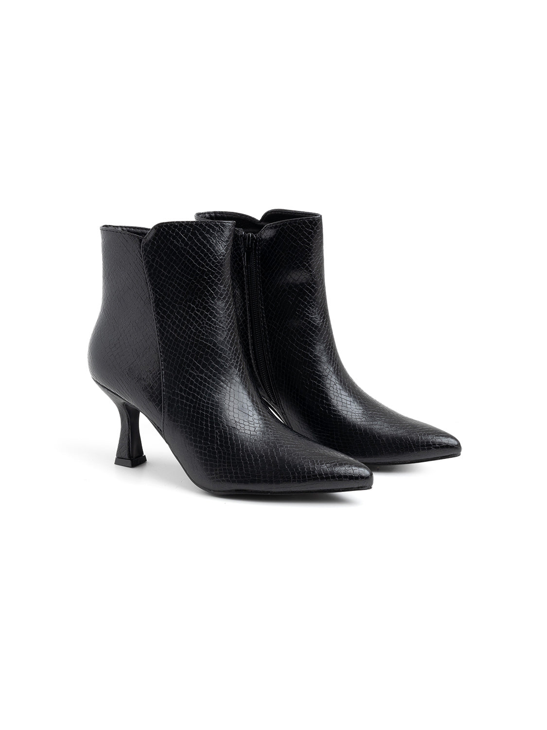 Flared ankle boot with rock heel - PITONE