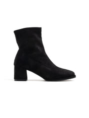 Ankle boot with soft shaft and square heel - SUEDE