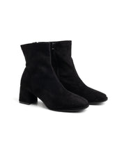 Ankle boot with soft shaft and square heel - SUEDE