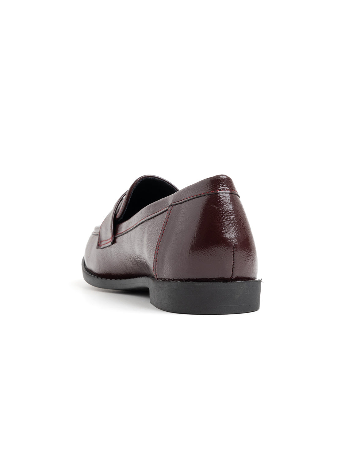 Classic patent leather loafer - WINE
