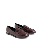 Classic patent leather loafer - WINE