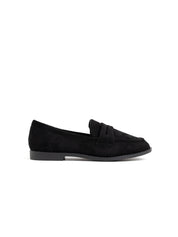 Classic suede loafer - BLACK