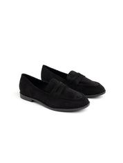 Classic suede loafer - BLACK