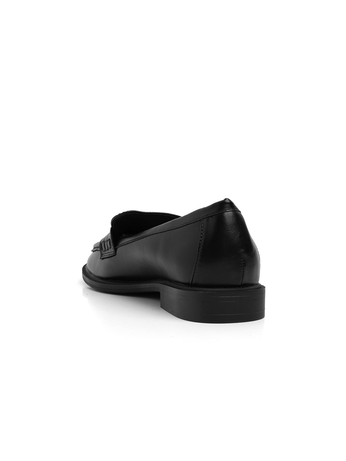Mocassino classico con fascia penny - NERO
